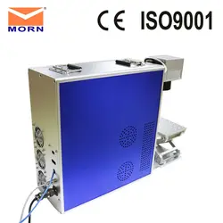 MORN Высококачественная портативная волоконная лазерная маркировочная машина углеродное волокно/покрытая металл/CNC лазерный гравер машина