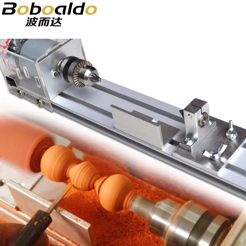 

Mini DIY Wood Lathe Machine Polisher Table polishing Cutting 24V beads machine