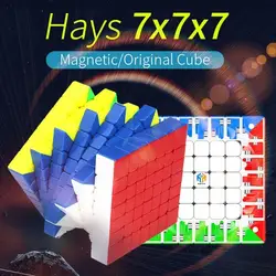 Yuxin Хейс 7x7x7 Магнитная необычный кубик 7x7 куб Oringal куб профессиональный магниты головоломка Cubo Magico 7*7 игрушки для детей