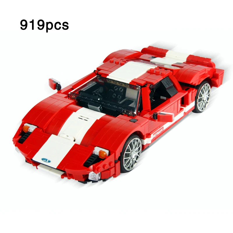 

Compatible legoinglys Bricks Creative Series Red Phantom F50 Race Car 919pcs Famous Car Model Assemble Building Blocks Toys gift