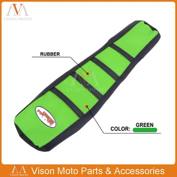 

Ribbed Green Gripper Soft Seat Cover For Kawasaki KX65 KLX110 2000-2017 Dirt Pit Bike Motorcycle Motocross Enduro Racing