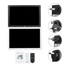 17 дюймов 1440* 900HD цифровое фото рамка будильник плеер альбом Дистанционное управление Фото будильник