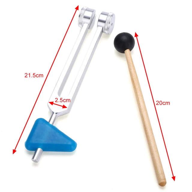 1 Set Sound Vibration Therapy Medical Tool OM 136.1Hz Aluminium Alloy