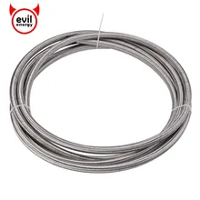 evil energy 3M AN3 AN4 AN6 AN8 AN10 PTFE Stainless Steel Braided PTFE Brake Hose Line Racing Fuel Oil Line Oil Cooler Hose evil energy 3M AN3 AN4 AN6 AN8 AN10 PTFE Stainless Steel Braided PTFE Brake Hose Line Racing Fuel Oil Line Oil Cooler Hose