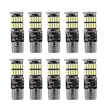 

10pcs T10 4014 26SMD Car Decoding LED Canbus Bulb Error Free Side Marker License Plate Light LED Strip Light Signal Lamp