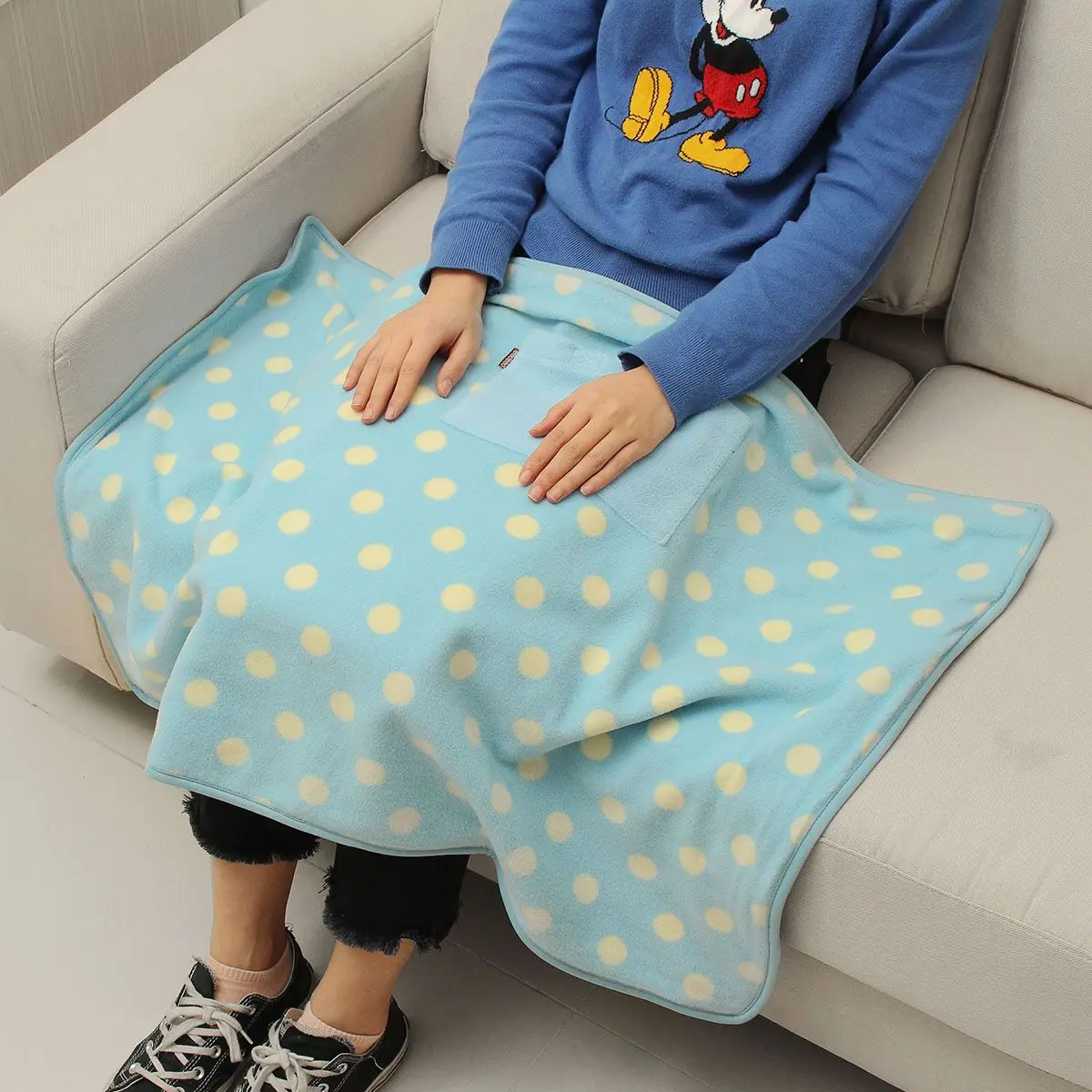 90x62cm USB Electric Heating Blanket Heated Shawl 5V Winter Portable Blanket for Office Home