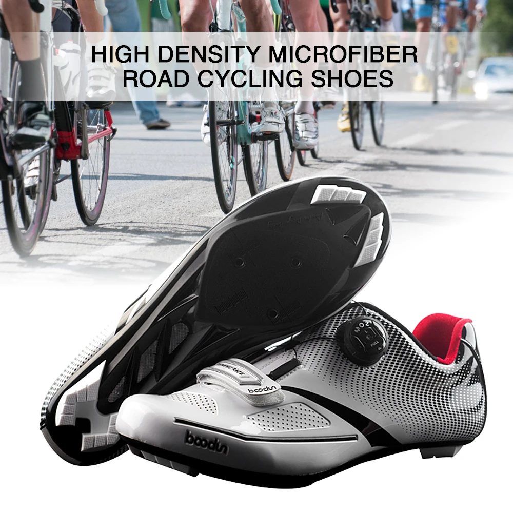 

Auto-Lock Bicycle Shoes Breathable Cycling Shoes Ultralight Nylon TPU Road Bike Cycling Sneaker MTB Shoes Men