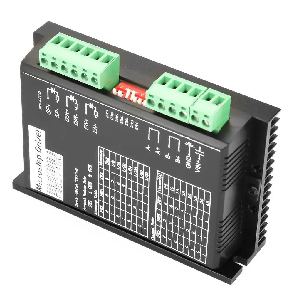 Новый FMD2740C CNC 2 фазный шаговый двигатель драйвер 50VDC 4A 128 Microstep высокое