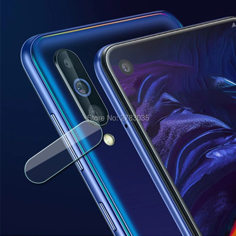Прозрачная ультратонкая Защитная пленка для объектива задней камеры Samsung Galaxy A60 6