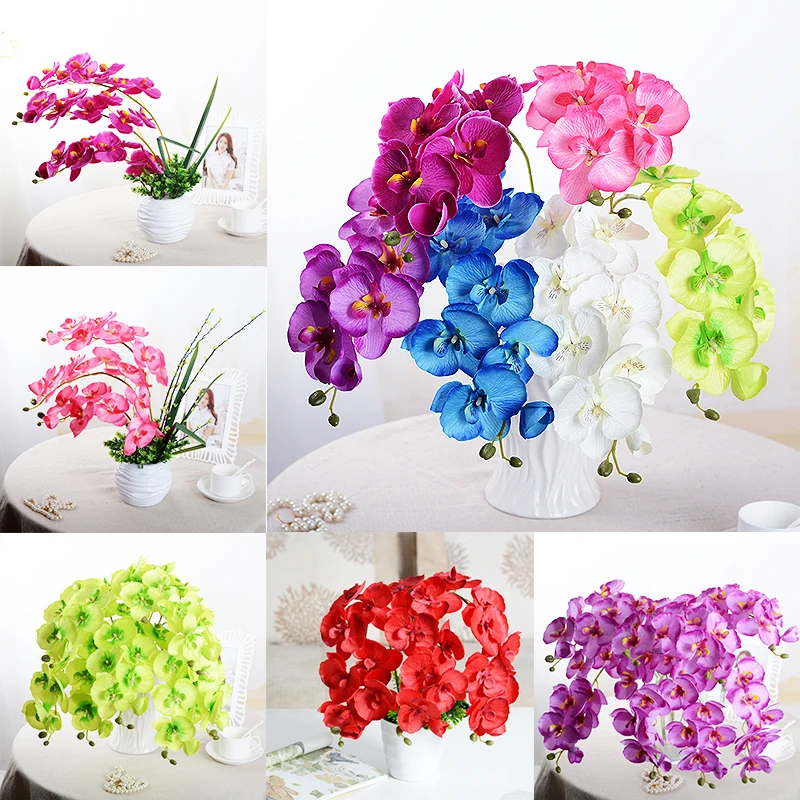 

Sale 1 piece Artificial Fower Interior Decoration Simulation Single Branch Plastic Fake Fower