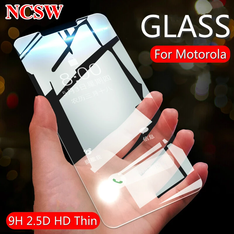 

For Motorola MOTO G7 Power / Plus / Play Tempered Glass For MOTO P30 Note G6 Plus Z3 Play G3 G4 Screen Protector Slim Film Cover