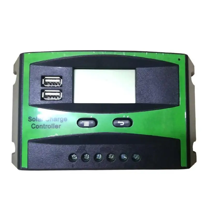 

12/24V LCD Display Charging Controller Charger Regulator for Solar Panel Auto Solar Cell Panel Charger Regulator with Load