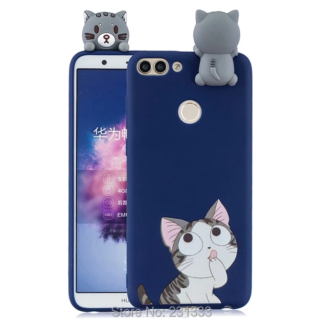 Мягкий чехол из ТПУ C ku с 3D рисунком для Huawei MATE 10 20 P8 LITE 2017 P10 P20 PRO P30 Y5 2018 Y7 2019 кожи