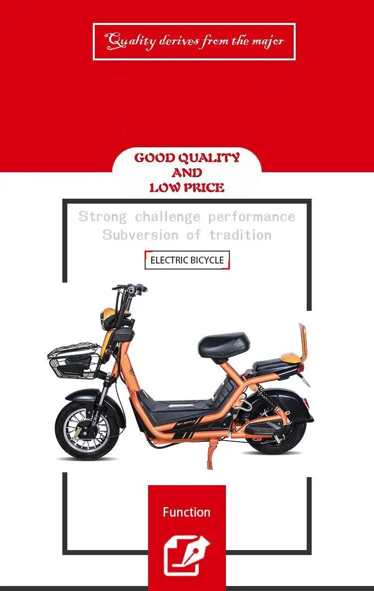 Лидер продаж электрические мотоциклы Ebike хранения Батарея 14 дюймов мотоцикл Citycoco