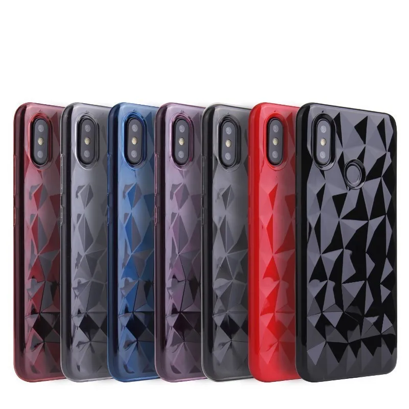 

Phone Case For Redmi Note 4X 5a 5Apro 5pro 5 6pro 6a 6 5plus A2 Lite F1 8 8se Diamonds Texture Clear Silicone TPU Couple Cases