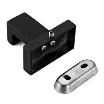 

Bath Towel Hook,304 Stainless Steel Rectangular Hook, Kitchen Household Storage Coat Rack, Wall Mount,Black