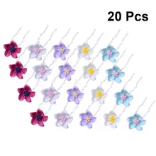 20 шт. заколка для волос портативный красивый цветок лилии заколка для волос головной убор заколка украшение для невесты девушки дамы