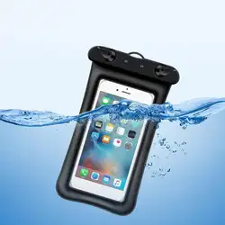 Открытый водостойкий сенсорный экран мобильный телефон сухой Чехол Сумка прозрачный ПВХ герметичный подводный смартфон Чехол для