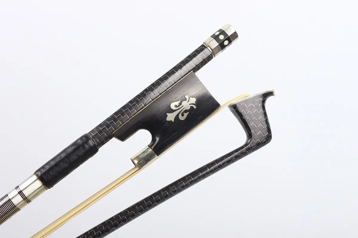 

1X Top Grade 4/4 Violin Bow Carbon Fiber Great Balance Natural HorseTail