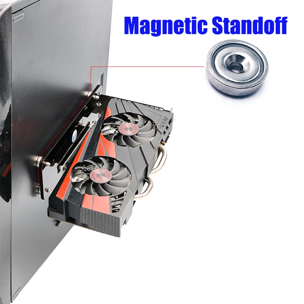 New Arrival Low High Profile PCI E Graphics Card Support Bracket Magnetic Standoff Holder 4