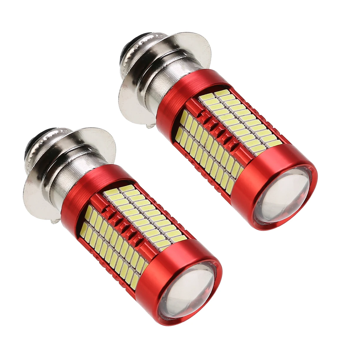 2x 6000K White 44-SMD LED Headlight Bulb For Yamaha Banshee 350 Big Bear Rhino
