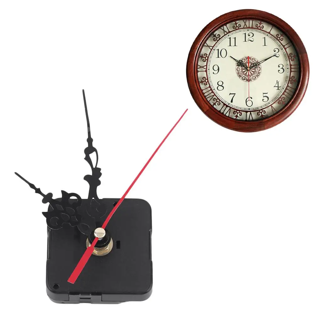 Quartz Wall Clock Movement Mechanism DIY Repair Tool Parts Kit with Blue Hands Lin Clock Parts