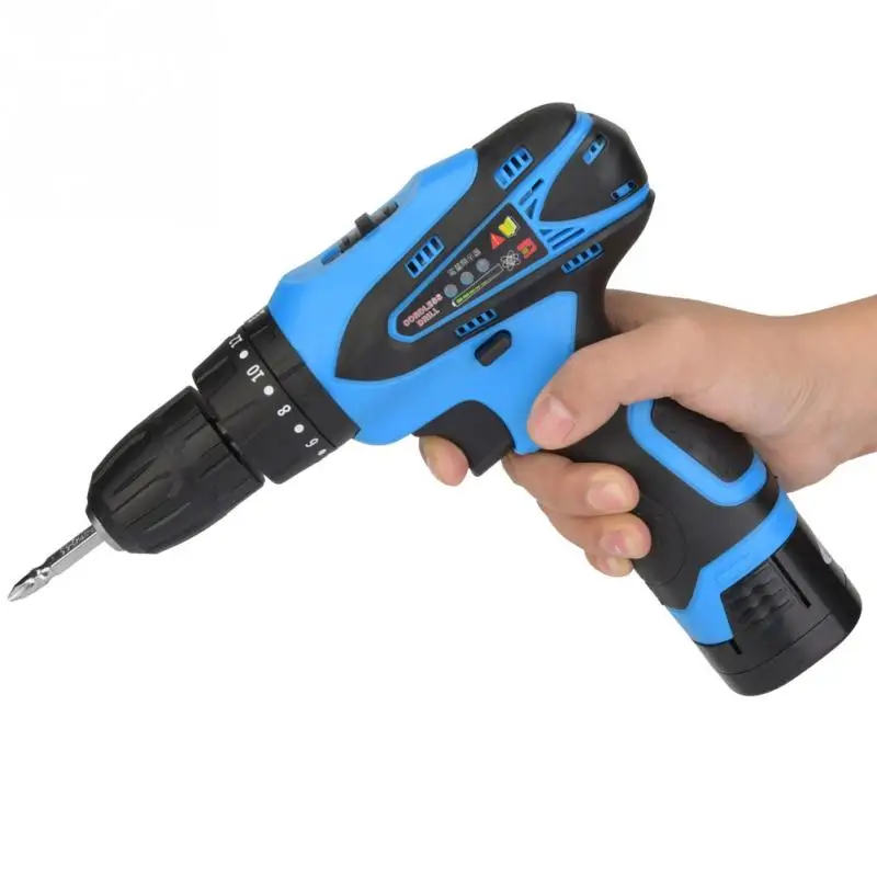 

Portable 16.8V Electric Rechargeable Cordless Drill Screwdriver Handheld Professional Tool