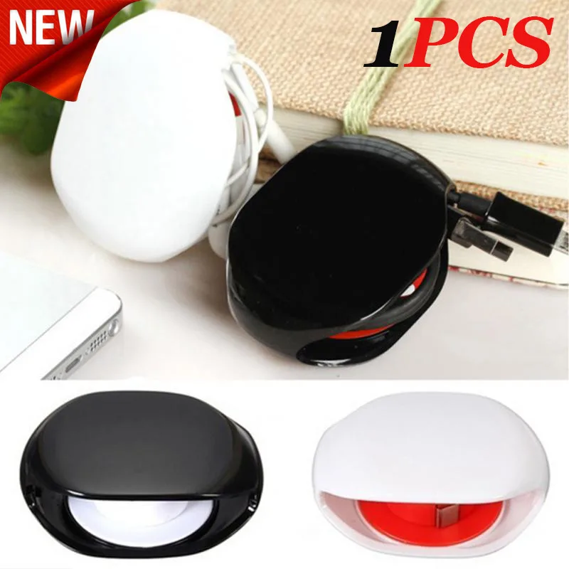 

New Cord Tangle Free Portable Manager Cable Headphones Earphone Holder Organization Storage Cute Cable Winder Wire Organizer Hot