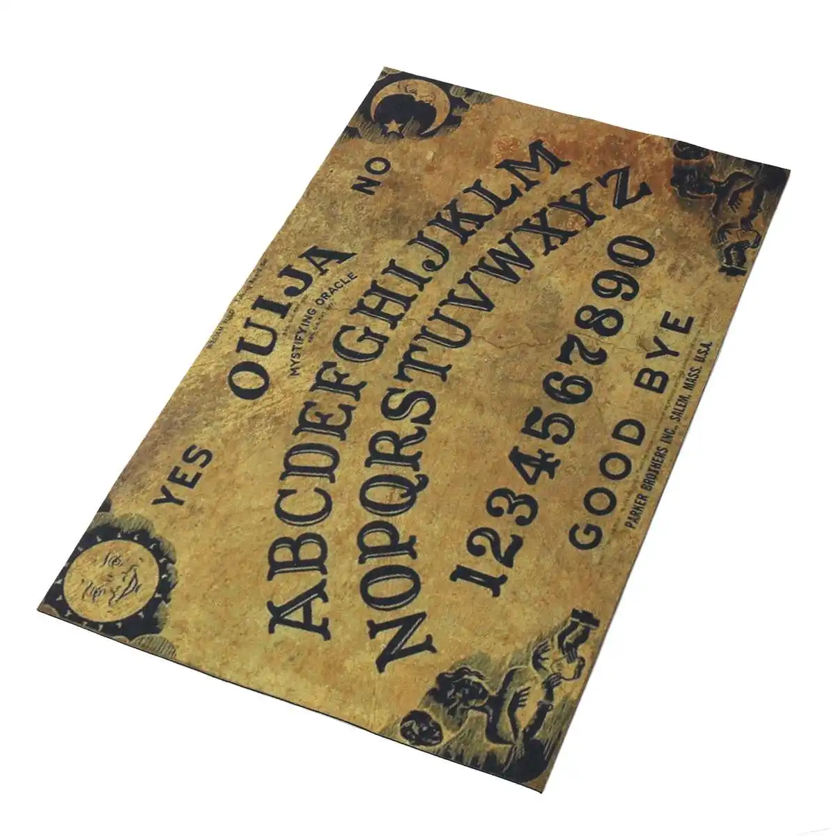  75x45cm Ouija Board Door Mat Art Design Pattern Printed Carpet Polyester Fiber Floor Hall Bedroom C