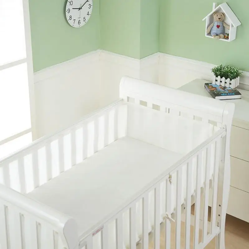 mesh baby bed bumper