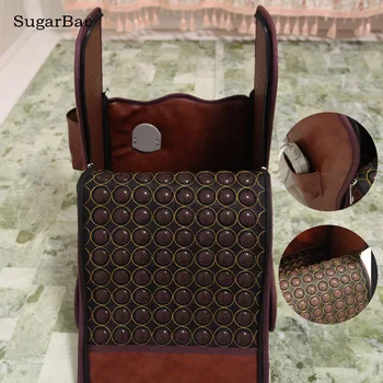 

Tourmaline Physiotherapy Heating Pad Healthcare Foot Barrel Heating Therapy Mat Natural Jade Stone Mattress 220V For Sale