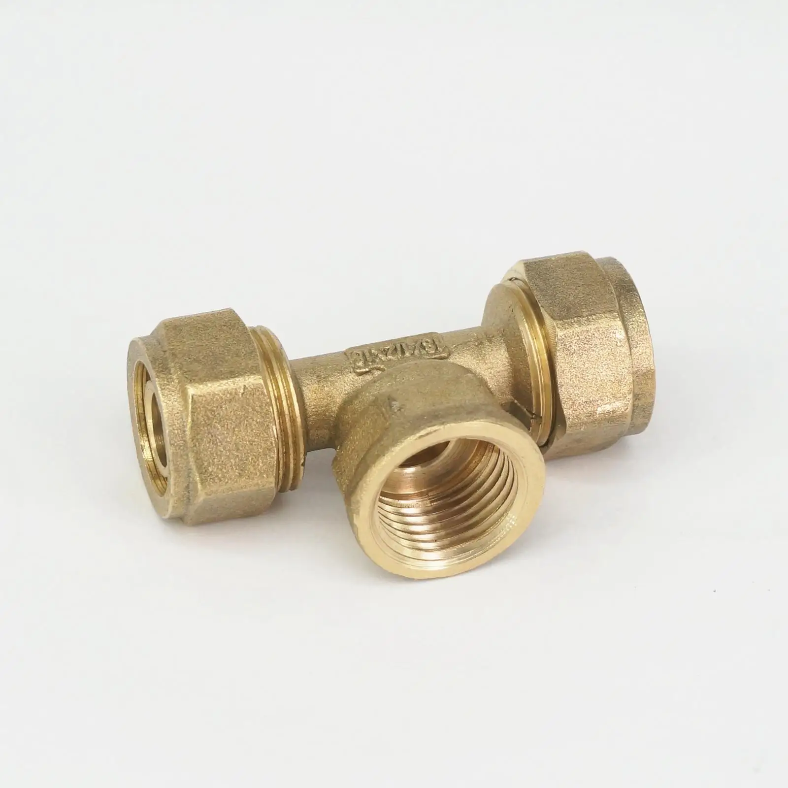 20 мм x 1/2 &quotBSP Женский PEX AL тройник латунный Компрессионный фитинг Напольное