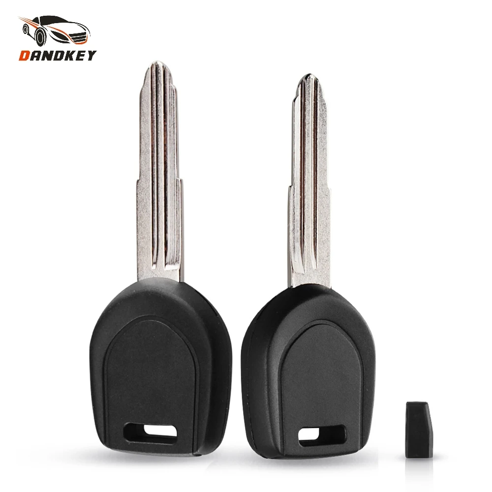 

Dandkey Transponder Ignition Key Case Shell For Mitsubishi Lancer Shogun Pajero Montero MirageTriton ID46 Chip Left/Right Blade