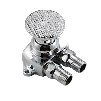 

Single Floor Foot Pedal Control Switch Valve Faucet Automatic Cold Water Tap