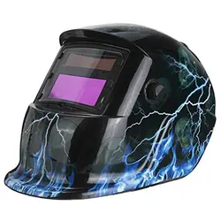 Сварочная маска шлем солнечной энергии автоматический (солнечной энергии использования для пополнения) Защита лица аксессуары синий