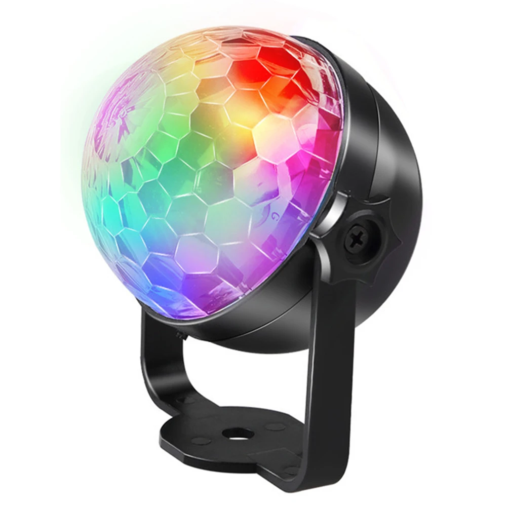

Remote Control Disco Ball Multi-mode Stage Light Led Strobe Music Activated Crystal Christmas Party Effect Light #1120