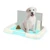 HOOMIN Portable Pet Toliet Training with Pillar Toilet Mat Training Potty Dog Pad Tray Toilet Training Urinary Trainer Pee Pad
