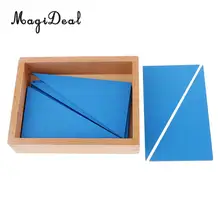 MagiDeal 1 компл montessori sensorial материалы конструктивные синий для начальной школы детского сада обучения Дети детская игрушка