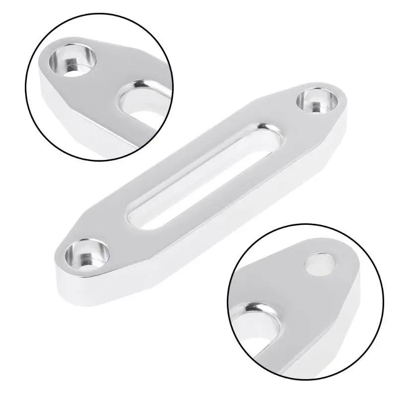 4000lbs Alumimum Hawse Fairlead ل الاصطناعية حبل رفع سلك توصيل للكابل SUV ATV UTV العالمي