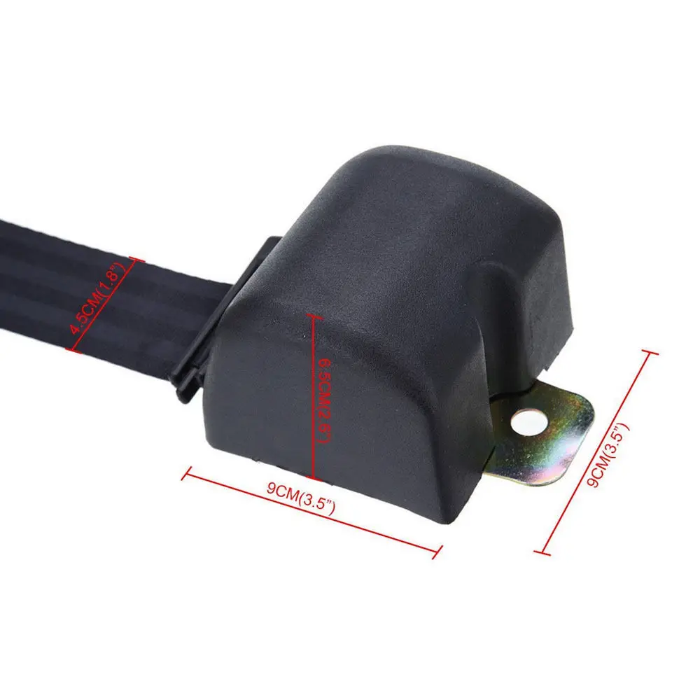 

One Set Universal Retractable Seat Belt 3 Point Car Lap Adjustable Belts Kits