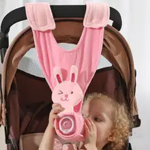 Креативный держатель для бутылочек с милым животным узором, регулируемая детская коляска, тканевые держатели для кормления, аксессуары для детских колясок