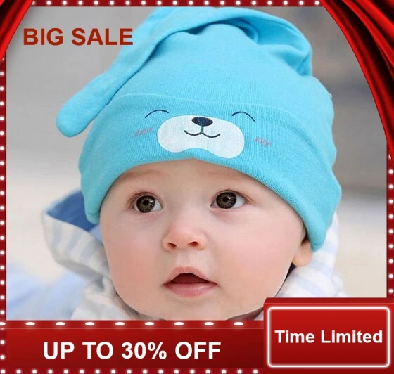 Hot Selling!!! Wholesale 10 Piece Child Sleep Hat Newborn Cap The Baby