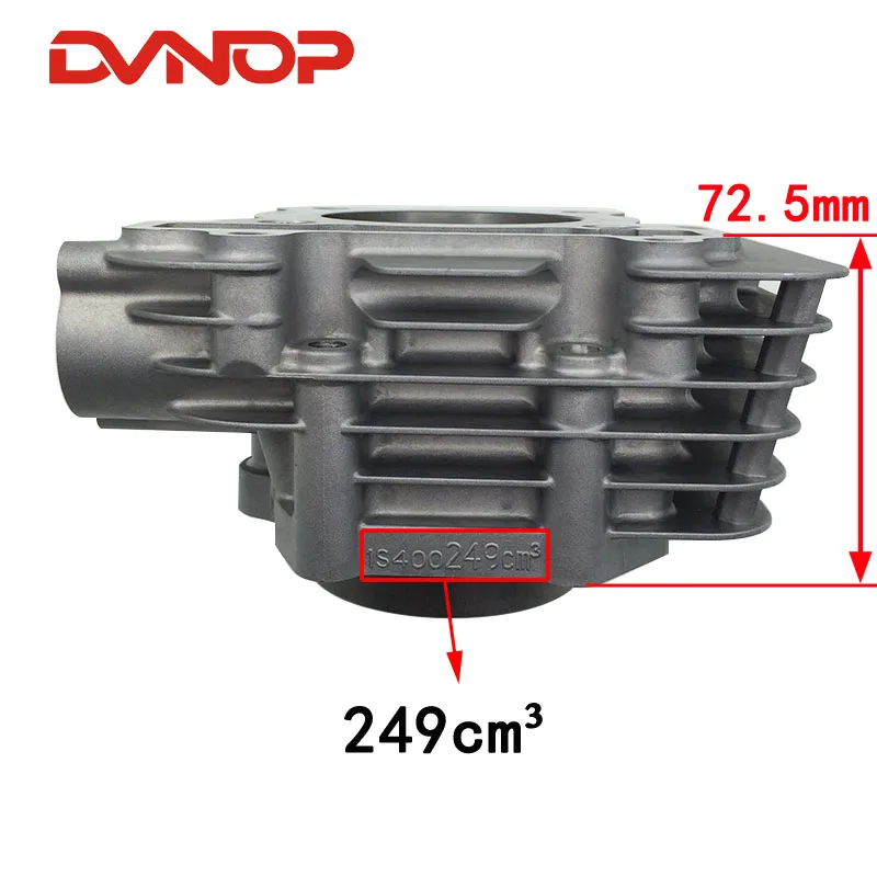 Размер отверстия STD мм 74 мм воздушный цилиндр блок и поршневые кольца комплект для Yamaha YS250 YBR250 2007 2009 XT250 1YB 2013