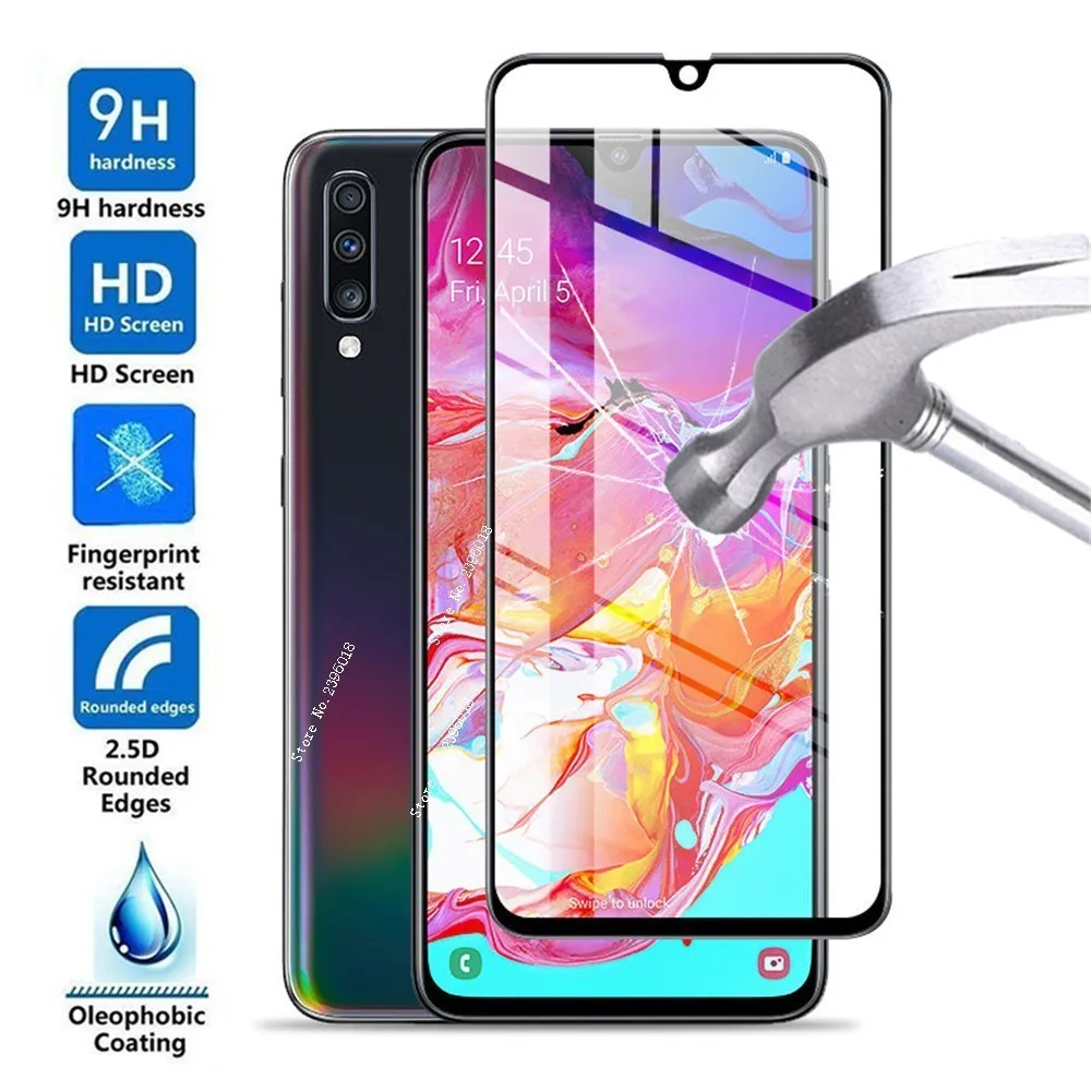 Защитное стекло 3D закаленное для Samsung Galaxy M 10 20 30 40 50 60 70 80 90 2019|Защитные стёкла и