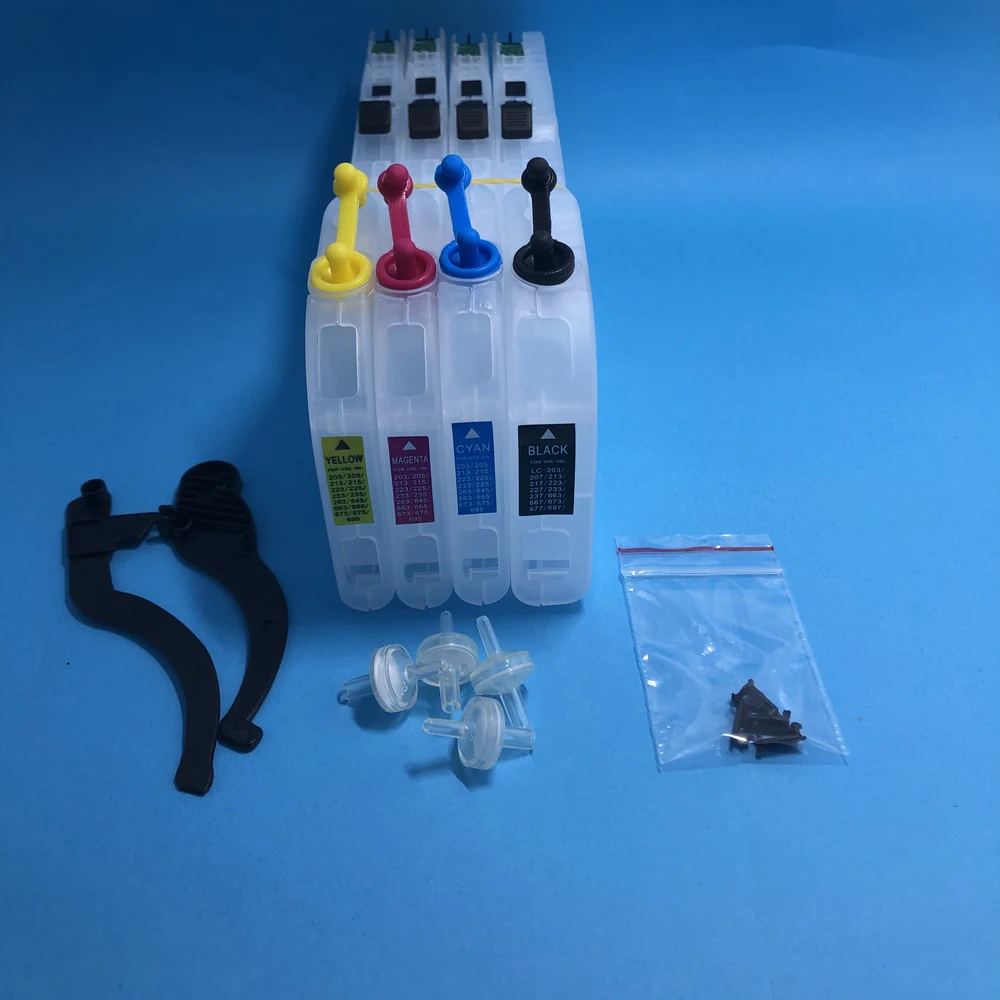

YOTAT refillable LC203 ink cartridge LC201 for Brother MFC-J460DW MFC-J480DW MFC-J485DW MFC-J680DW MFC-J880DW MFC-J885DW printer