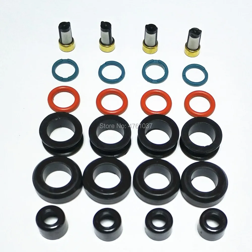 

Hot Wholesale 4Sets fuel injector repair kit For Parts#23250-28080 1001-87F90 For Toyota 1ZZFE 2ZZGE Engine (AY-RK112)