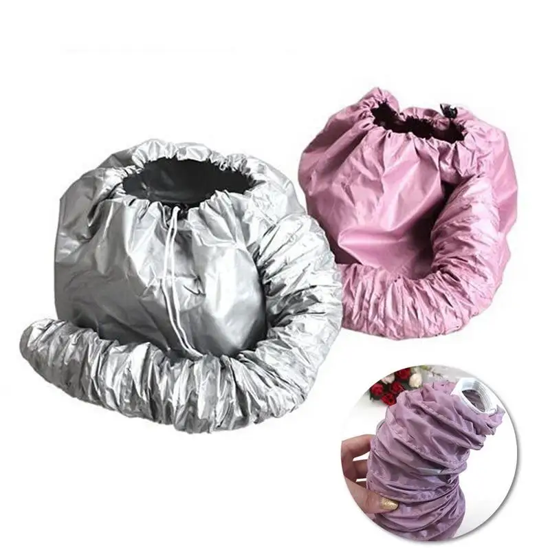 

Practical Home Salon Barber Hair Dryer Bonnet Hood Head Cover Baked Oil Cap Hat Hair Steamer Bonnet For Women Hair Care Cap