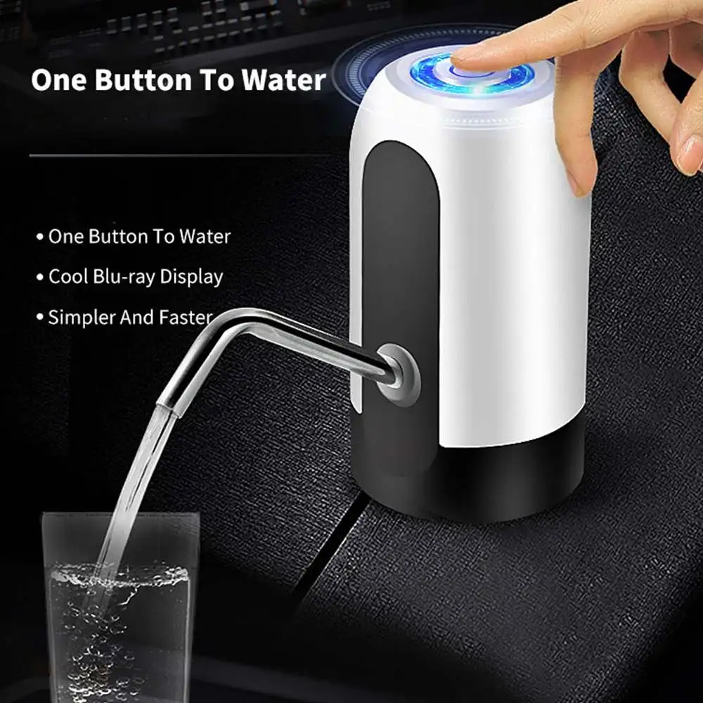

USB Charging Electric Charging Water Dispenser Set Kcasa Water Bottle Pump Dispenser Drinking Suction Pumping For Home Office