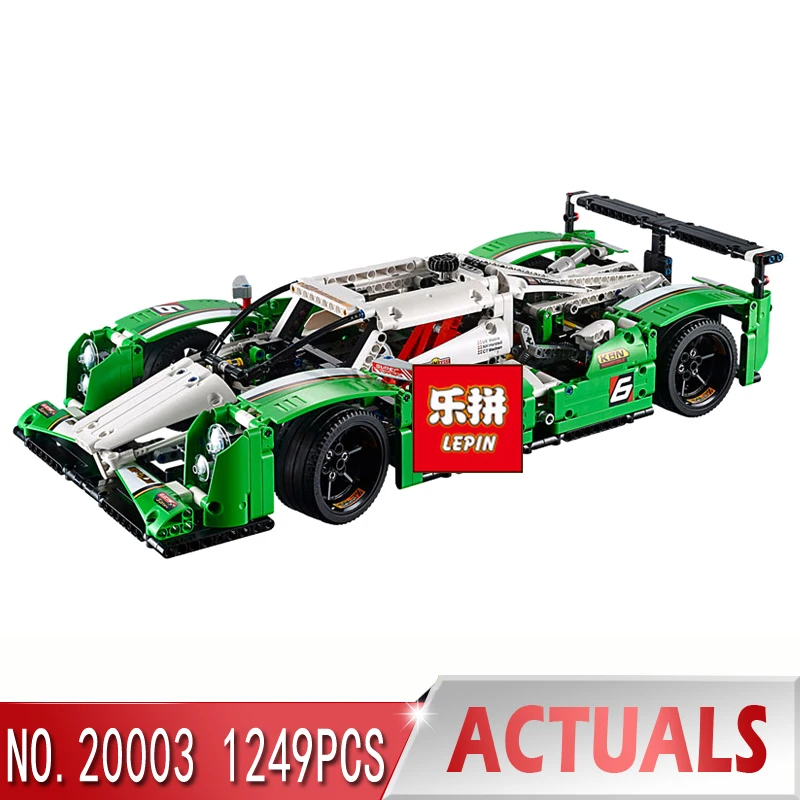 

LEPIN 20003 1249PCS Technic Series The 24 hours Race Car Building Assembled Blocks Bricks Enlighten Toy 42039 Models building