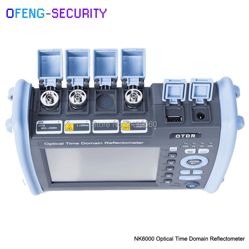 

NK6000 Fiber Optic OTDR 1310/1550nm 35/33dB Optical Time Domain Reflectometer VFL function Visual Fault Location